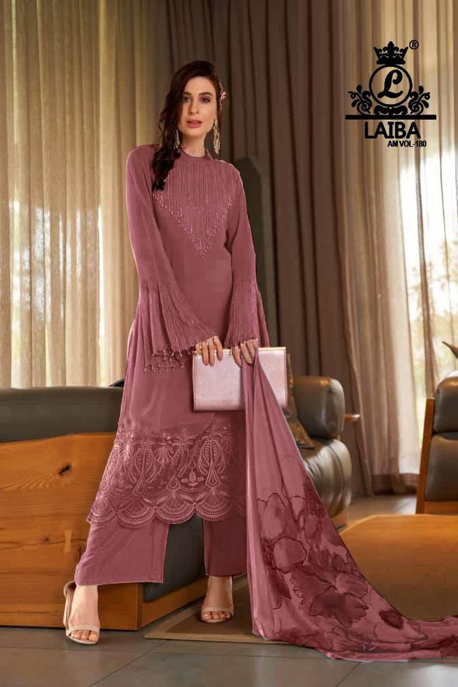 Am Vol 180 Georgette Pakistani Readymade Suits Catalog